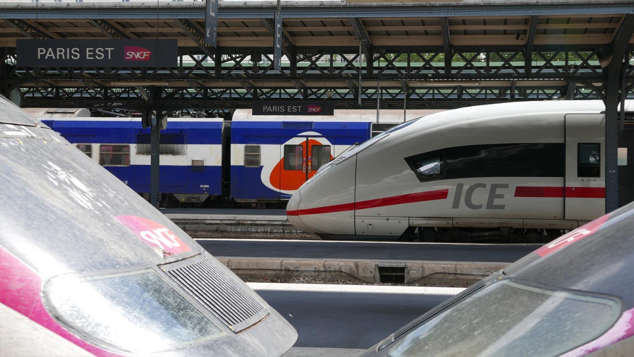 Les trains ICE d’Allemagne n’excédant pas les 200 kms/h